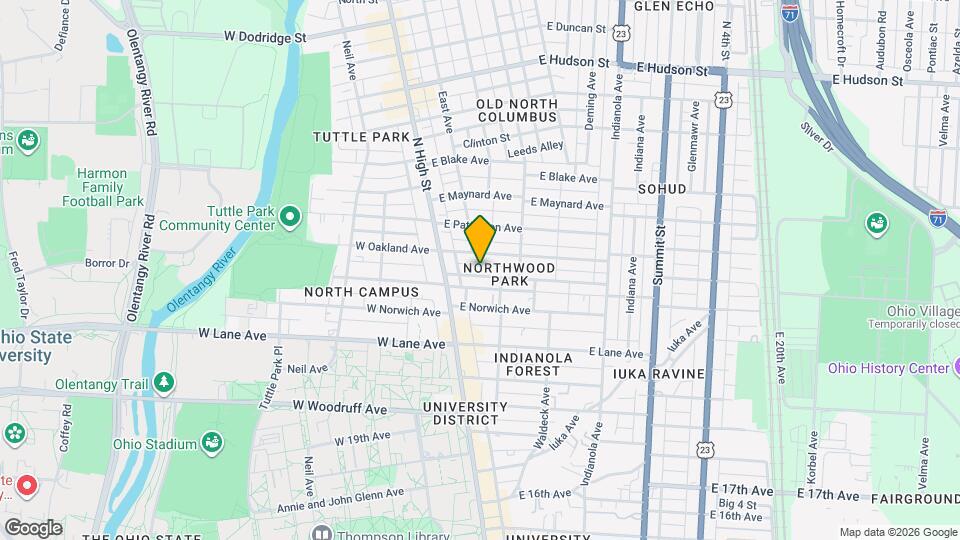 50 E Northwood Ave Mapa y Detalles de la Ubicación