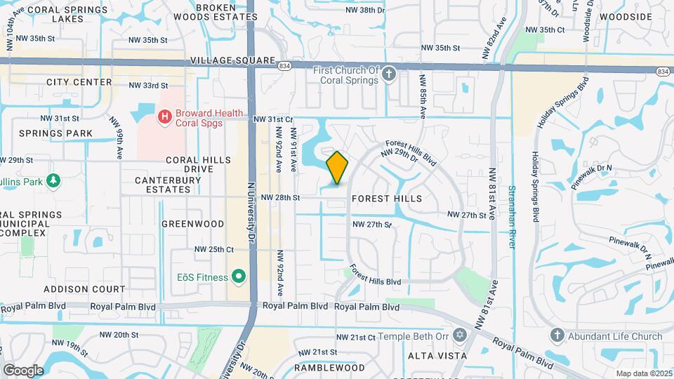 2850 Forest Hills Blvd Map and Location Details