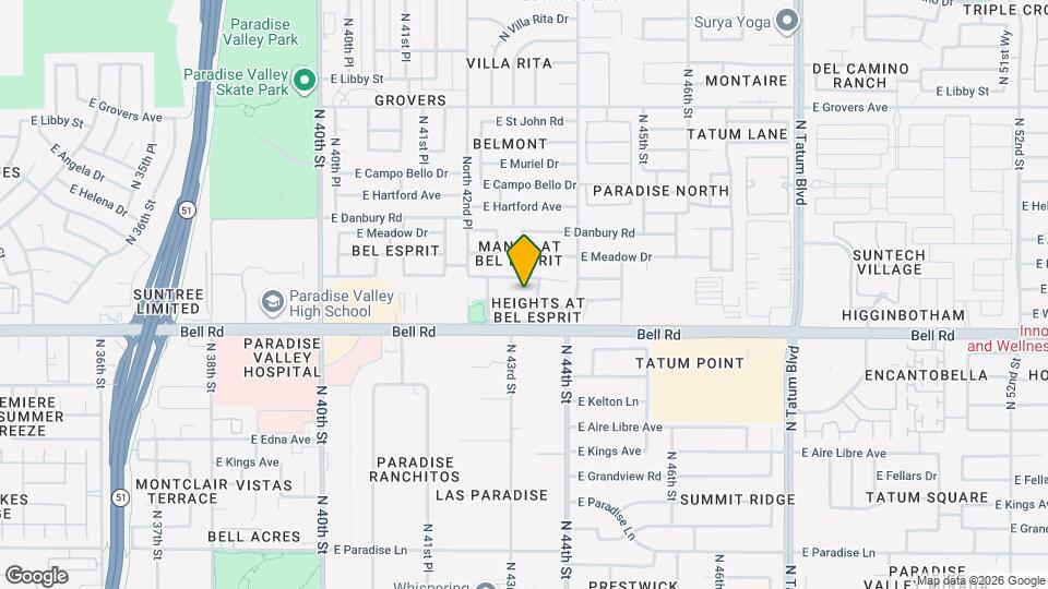 4334 E Anderson Dr Map and Location Details