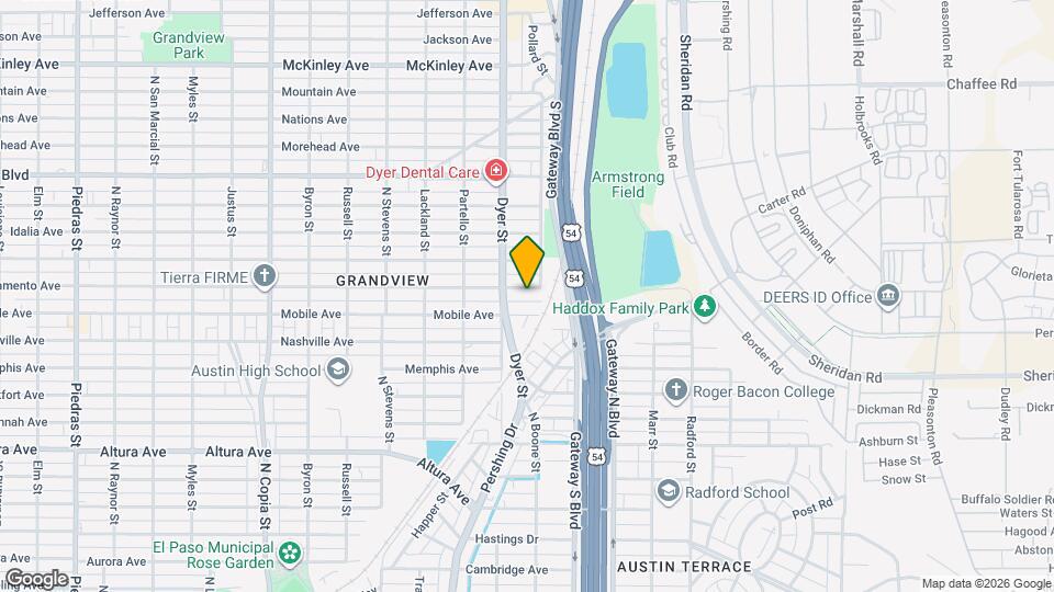 4018 Sacramento Ave Map and Location Details