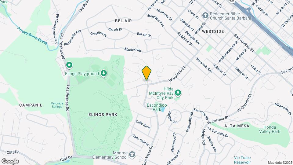 1440 W Valerio St Map and Location Details