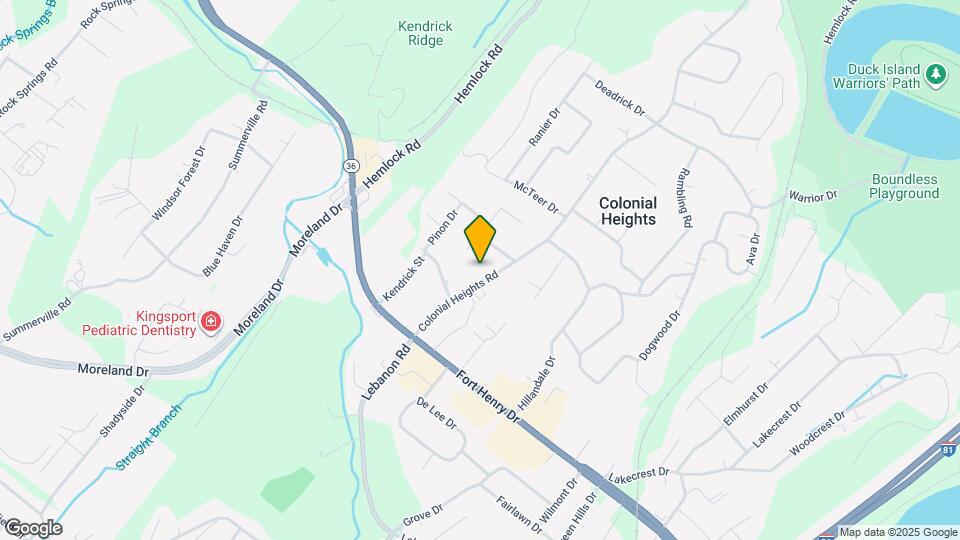 216 Colonial Heights Rd, Unit #15 Mapa y Detalles de la Ubicación