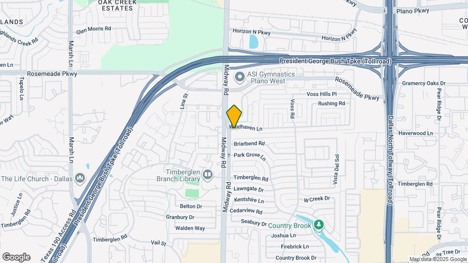 4010 Windhaven Ln Map and Location Details