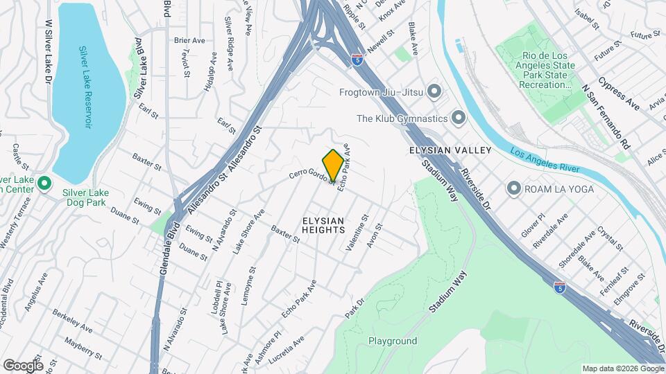 1608 Cerro Gordo St, Unit 1 Map and Location Details