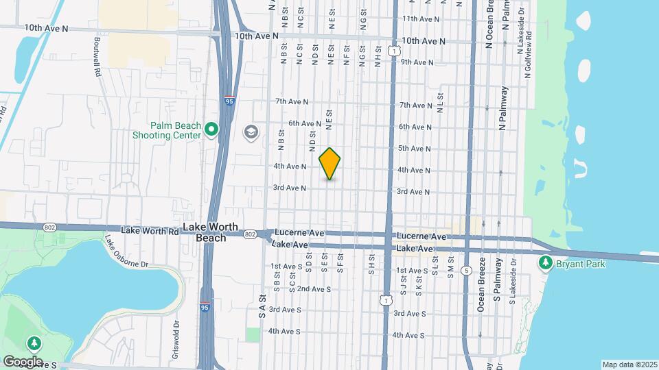 302 N E St Map and Location Details