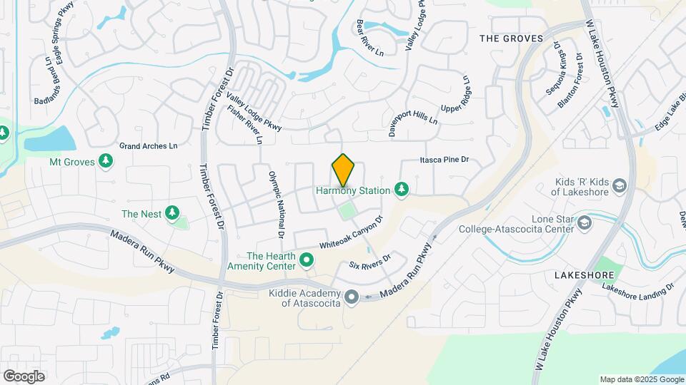 16807 Hemlock Grove Dr Map and Location Details
