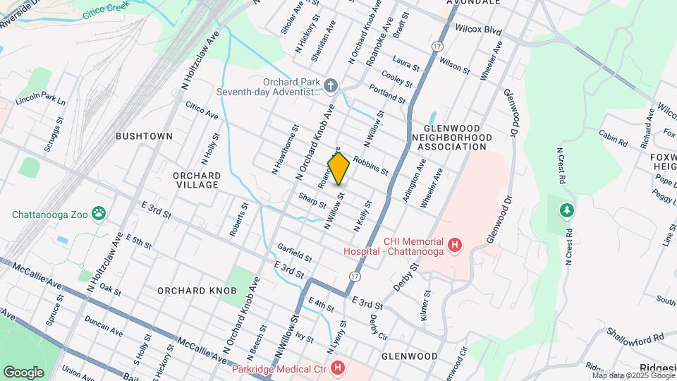 2018 Walker Ave Map and Location Details