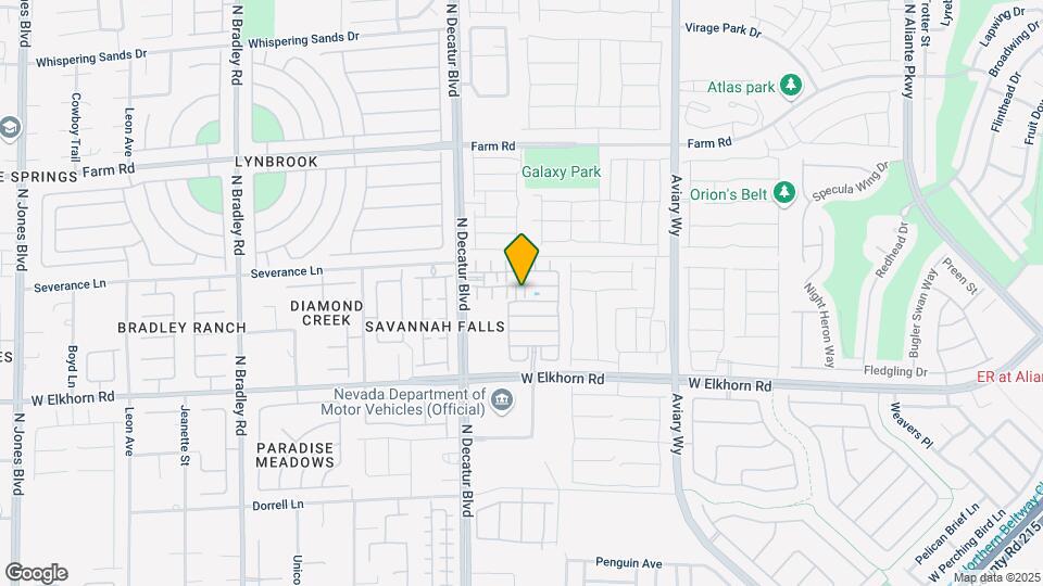 7322 N Decatur Blvd Map and Location Details