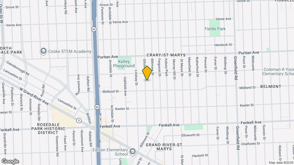 15750 Gilchrist St, Unit Apt 1 Mapa y Detalles de la Ubicación