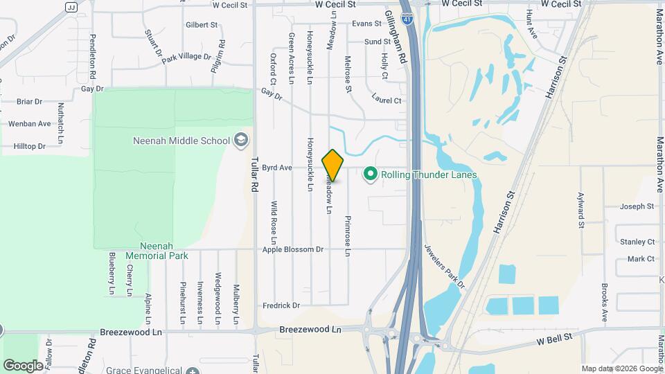 1216 Meadow Ln Map and Location Details