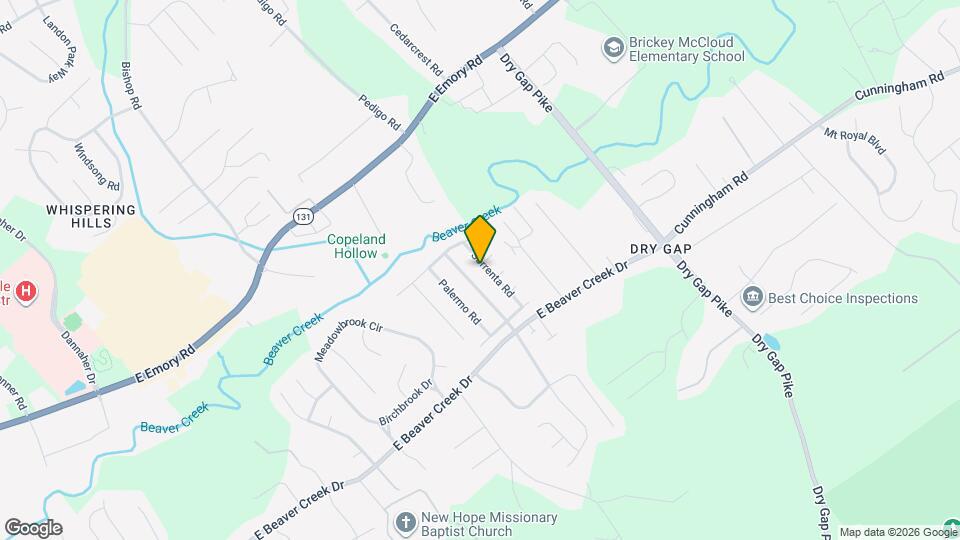 7233 Sorrenta Rd Map and Location Details