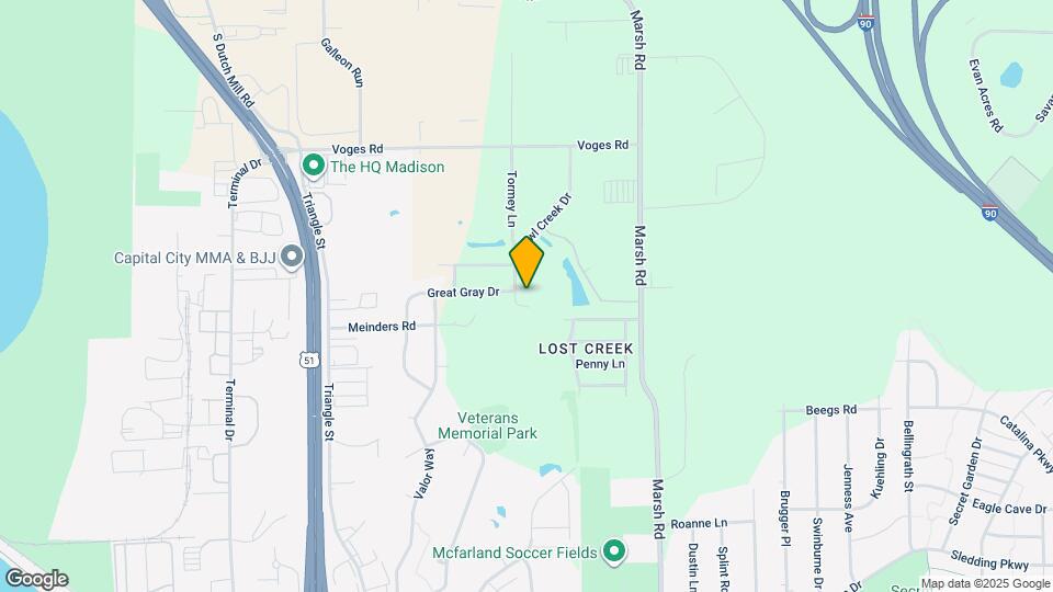 4231 Owl Creek Dr Mapa y Detalles de la Ubicación