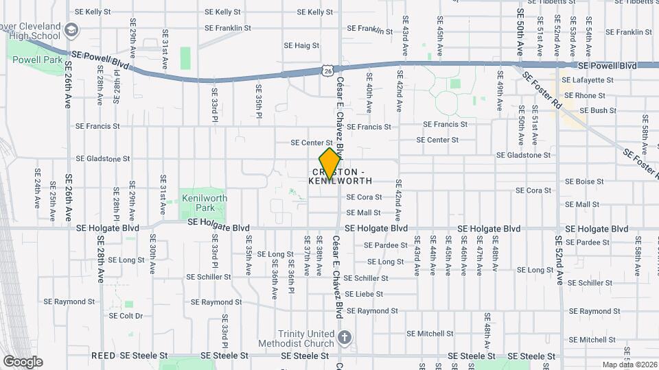 4165 SE Cesar E Chavez Blvd Map and Location Details