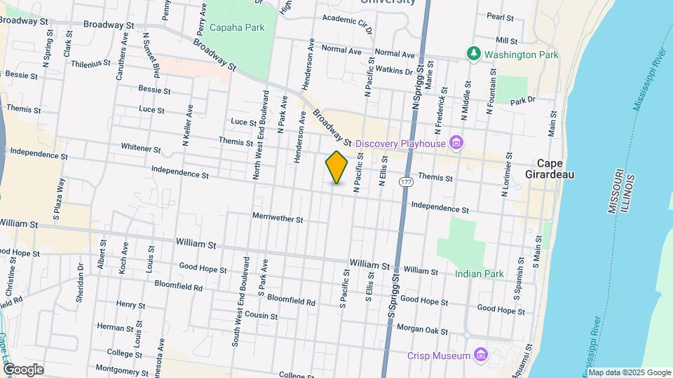 2 N Benton St Mapa y Detalles de la Ubicación