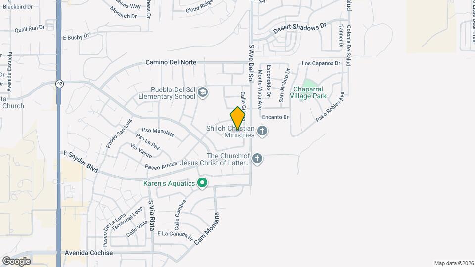 1415 Plaza Seca Map and Location Details