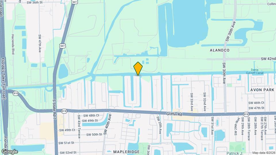 4406 SW 37th Ave Map and Location Details