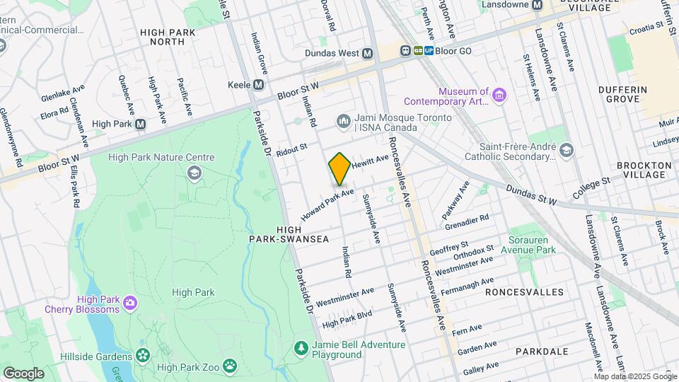 160A Howard Park Av Map and Location Details