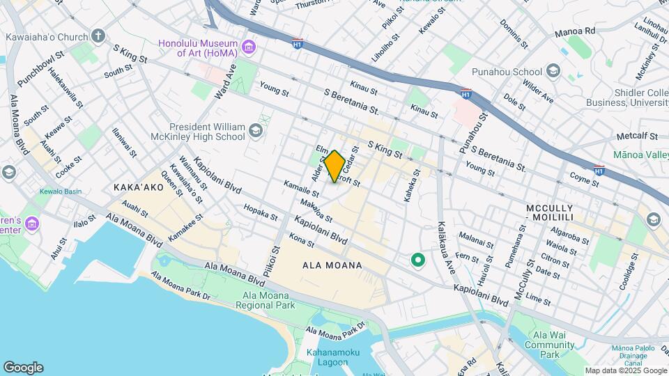 732 Cedar St Mapa y Detalles de la Ubicación