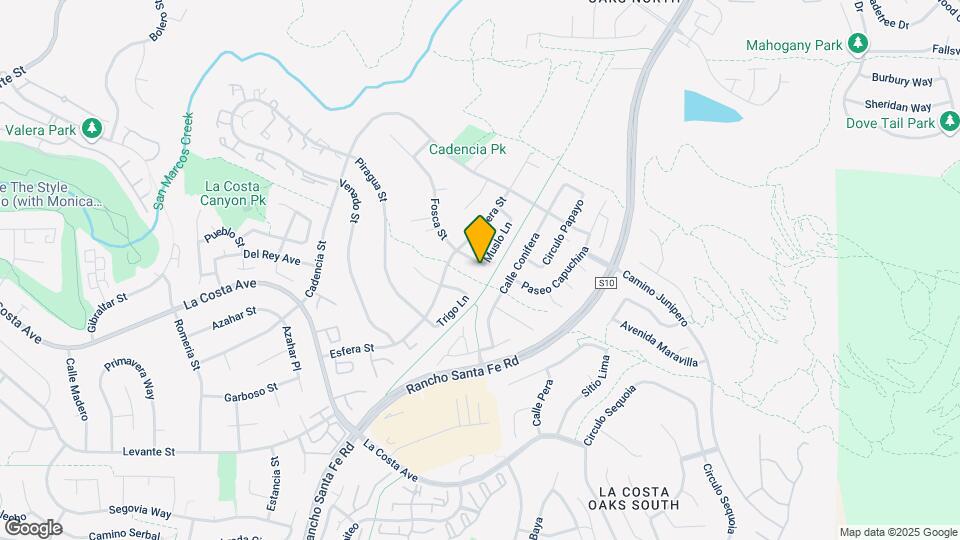 3345 Fosca St Map and Location Details