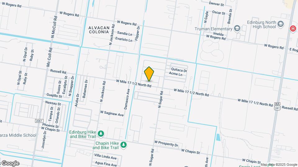 1706 W Broome St, Unit 3 Map and Location Details