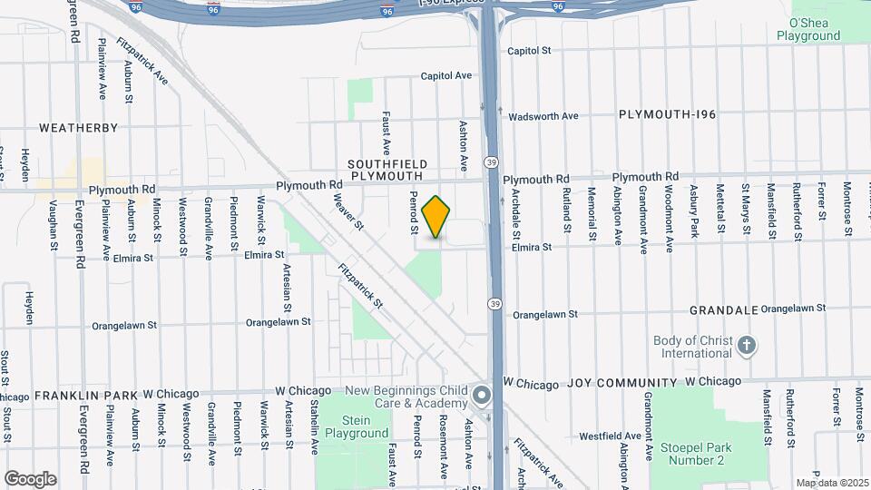 11311 Rosemont Ave Map and Location Details