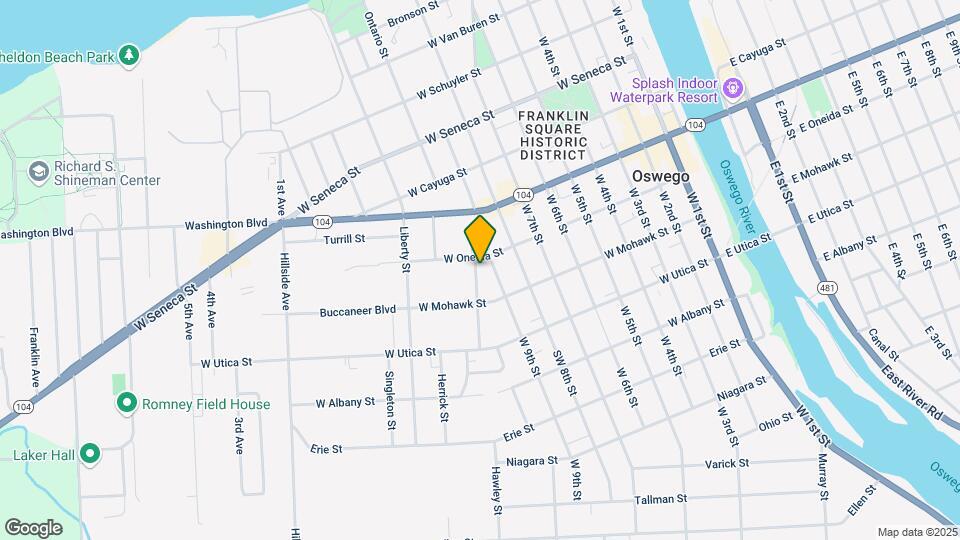 114 W Oneida St Mapa y Detalles de la Ubicación