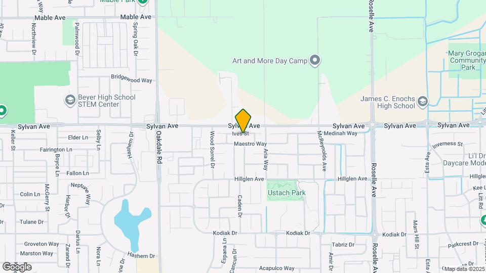 2504 Ives St Map and Location Details