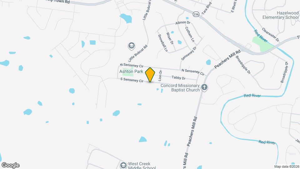 3252 S Senseney Cir Map and Location Details