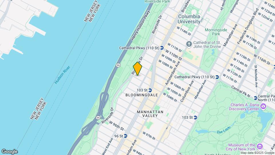 317 W 104th St Mapa y Detalles de la Ubicación