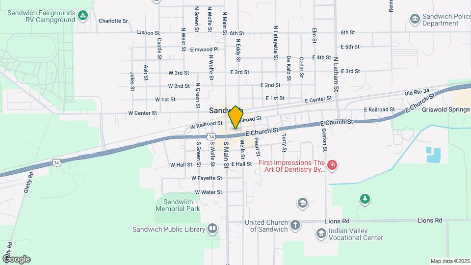 39 E Church St Map and Location Details