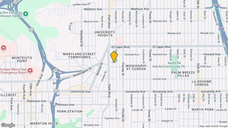 4126-4126 Georgia St Map and Location Details