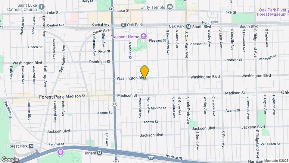 405 Home Ave Map and Location Details