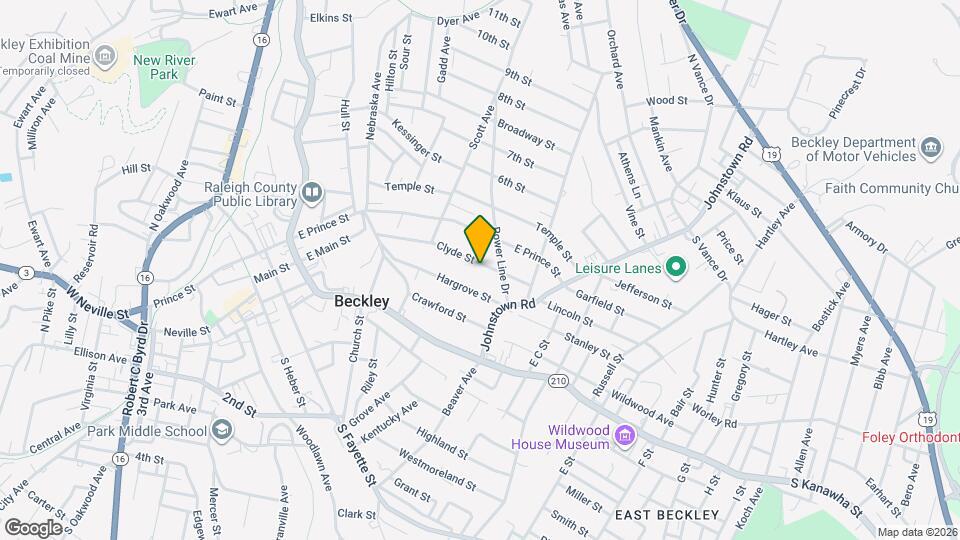 226 Clyde St Map and Location Details