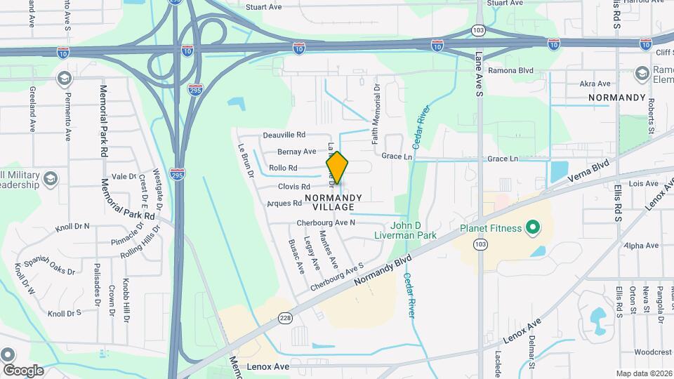 909 La Marche Dr Map and Location Details