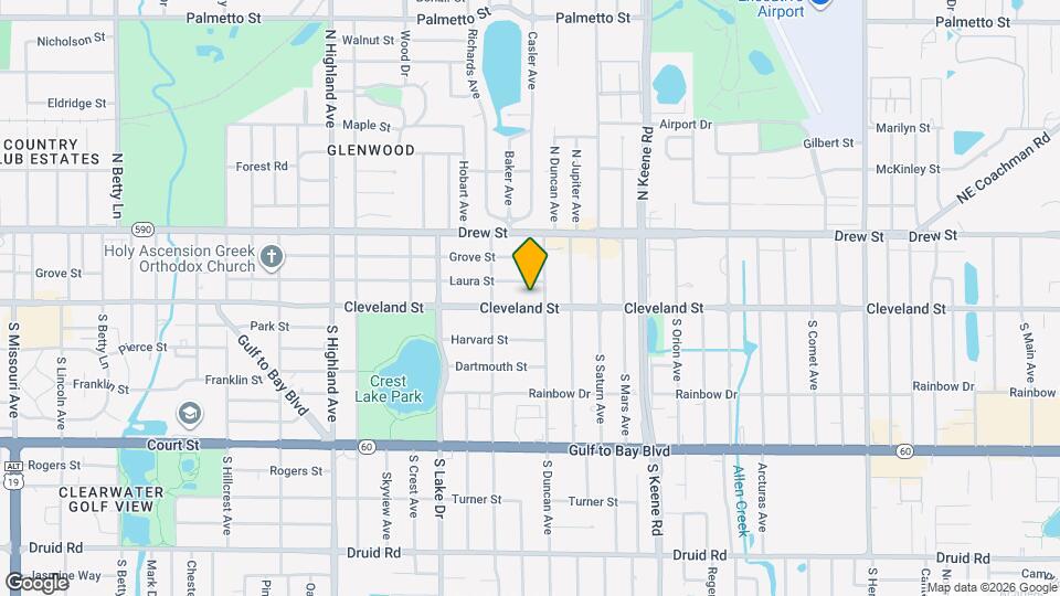 1668 Cleveland St Map and Location Details