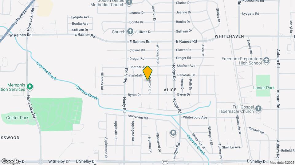 4349 Newton Dr Map and Location Details