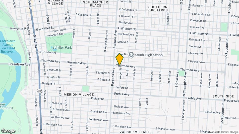 507 Thurman Ave Mapa y Detalles de la Ubicación