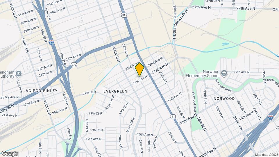 2108 25th St N Map and Location Details