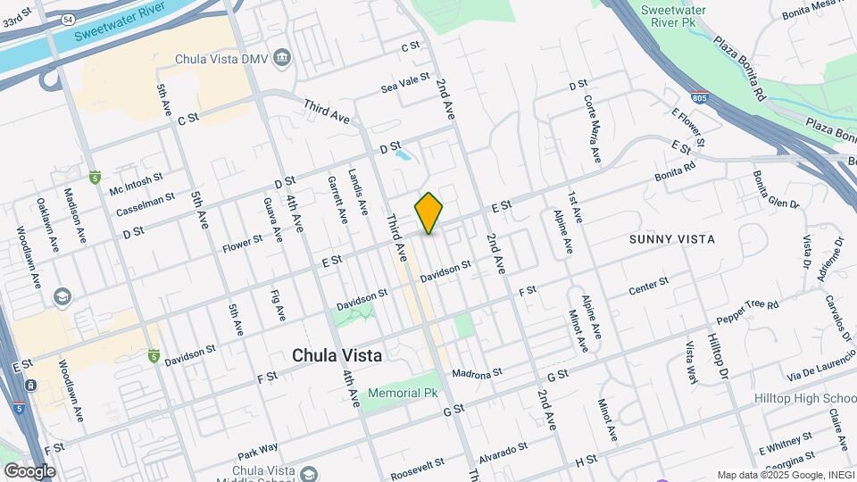 209 Church Ave, Unit C Map and Location Details