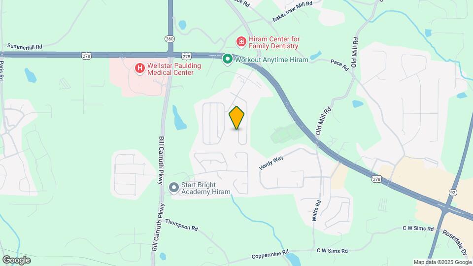 377 Highland Falls Dr Map and Location Details