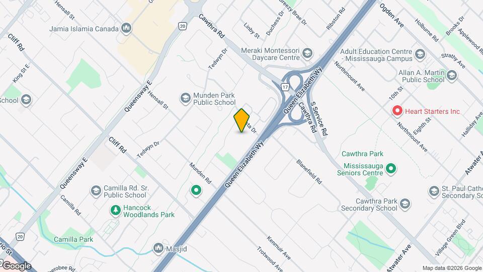 549 N Service Rd, Unit 508 Map and Location Details