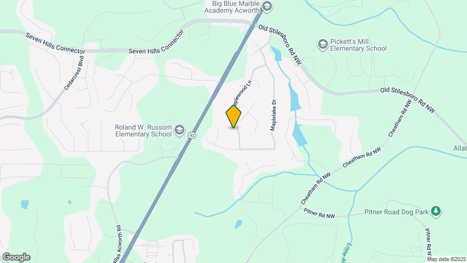 452 Maplewood Ln Mapa y Detalles de la Ubicación