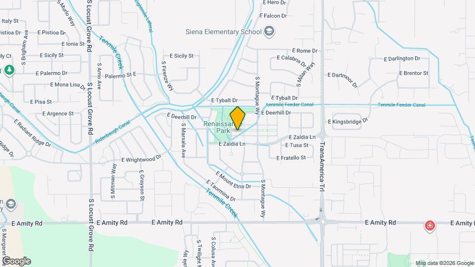 2624 E Decameron Ln Map and Location Details