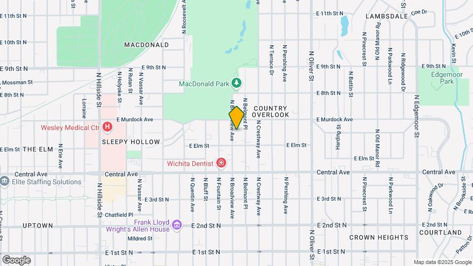 628 N Broadview Ave Map and Location Details