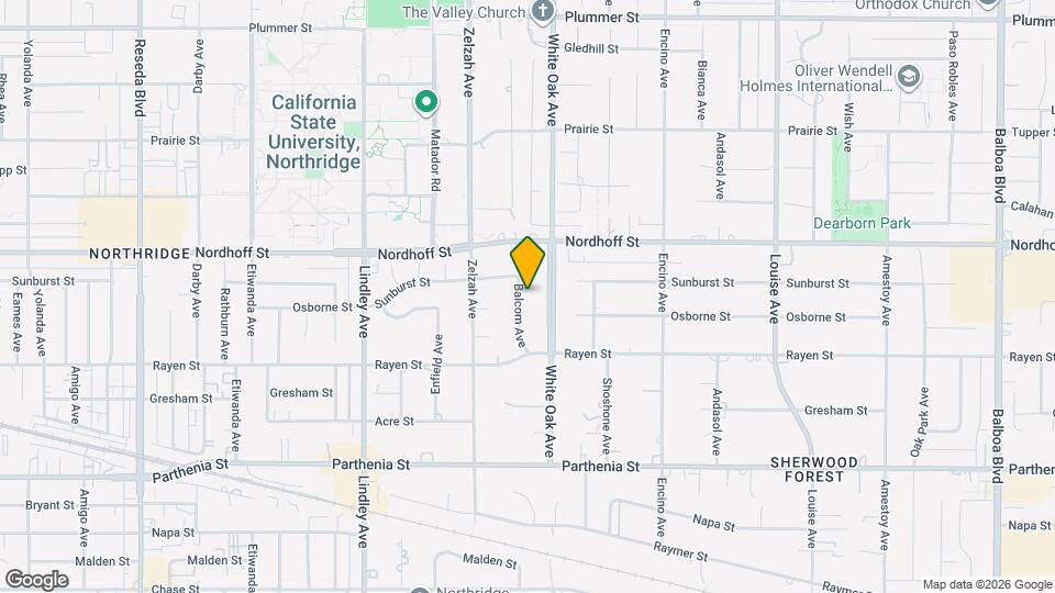 9010 Balcom Ave, Unit Pool Studio Map and Location Details