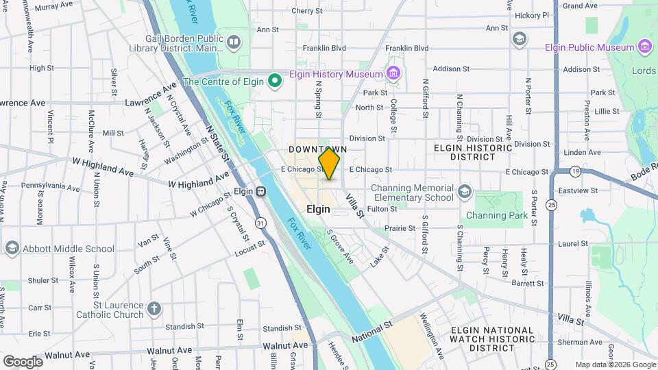 214 Dupage St Map and Location Details