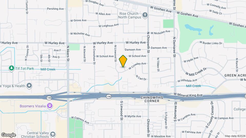 201 N Bollinger St Map and Location Details
