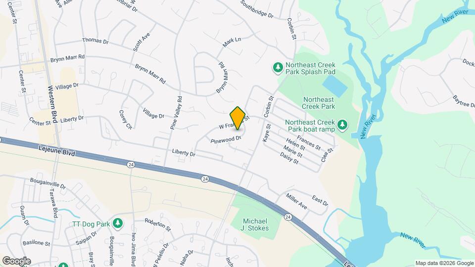 747 Pinewood Dr Map and Location Details