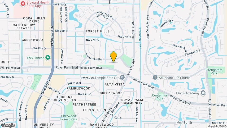 8484 NW 23rd Manor Map and Location Details