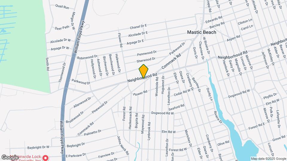 193 Commack Rd Map and Location Details